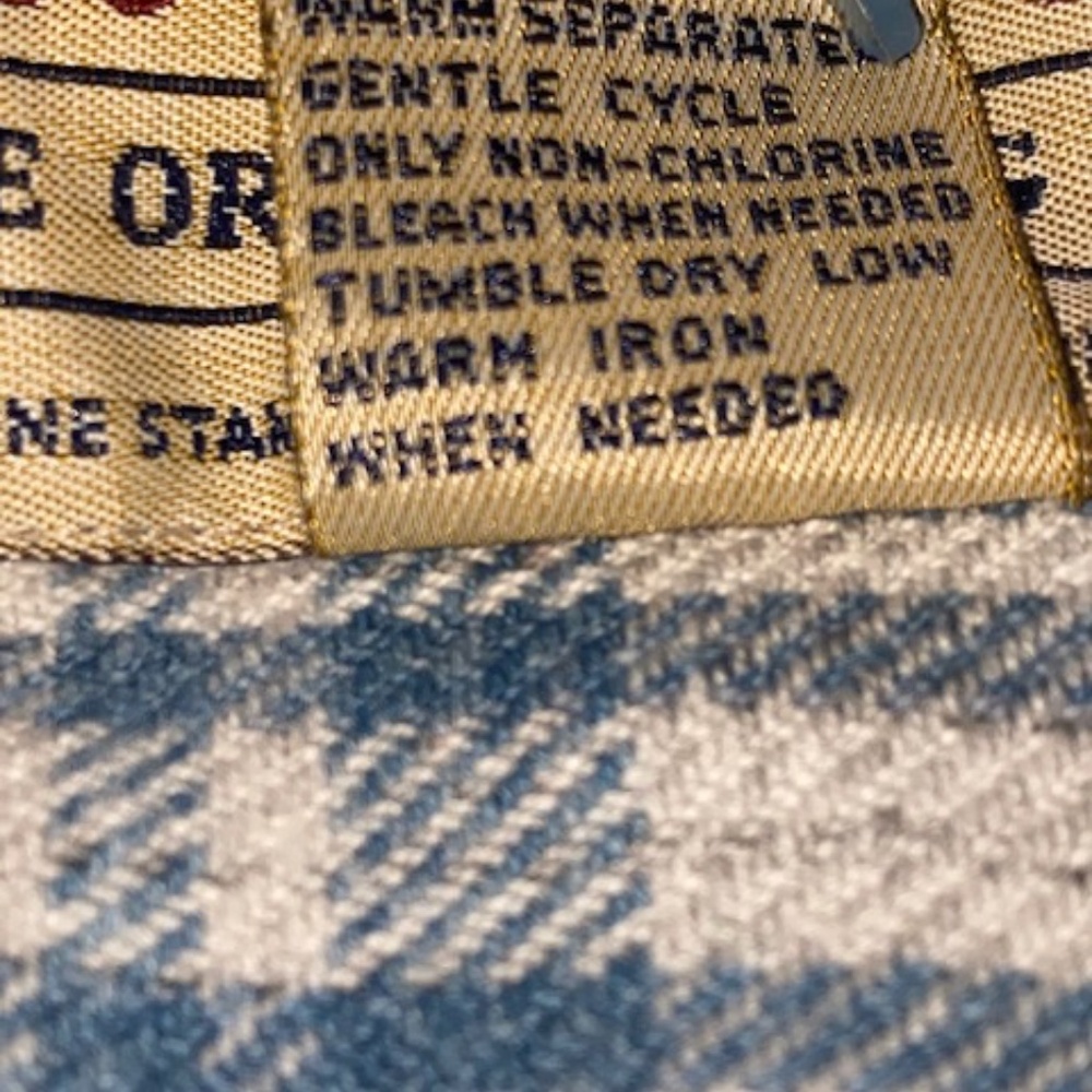 Abercrombie & Fitch Flannel Shirt - XL  "Original Big Shirt" - Picture 8 of 8